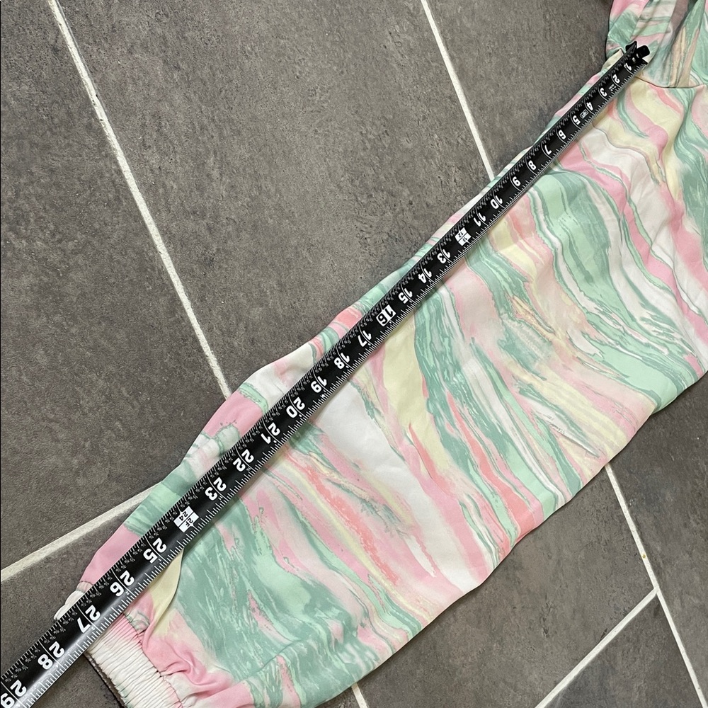 Adidas Originals R.Y.V. track pants pastel marble print size Small - Picture 8 of 12